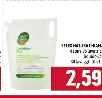 Céréal Selex Natura Chiama Detersivo Lavatrice Liquido Eco offerta