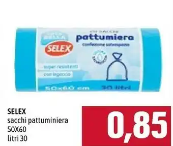 Céréal Selex Sacchi Pattuminiera offerta