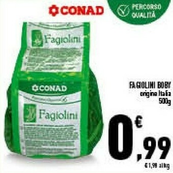 Céréal Conad Fagiolini Boby offerta