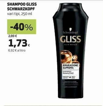 Coop Schwarzkopf Shampoo Gliss offerta