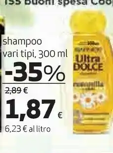 Coop Garnier Shampoo offerta