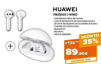 Expert Huawei Freebuds 3 Wired offerta