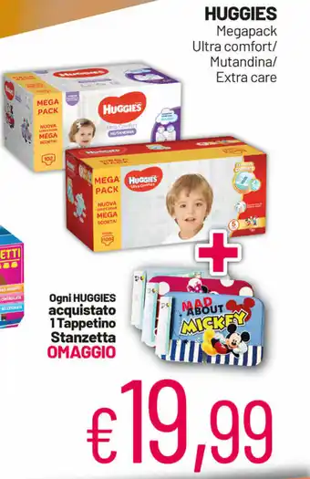 Franzy's Huggies Megapack Ultra comfort/Mutandina/Extra care offerta