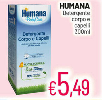 Humana Detergente corpo e capelli 300ml