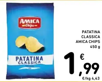 Spazio Conad PATATINA CLASSICA AMICA CHIPS 450 g offerta