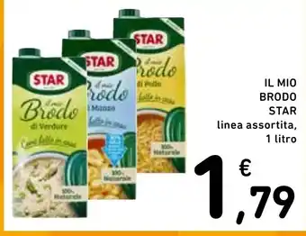 Spazio Conad IL MIO BRODO STAR linea assortita, 1 litro offerta