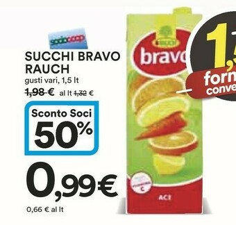 Coop Rauch Bravo ACE 1500 G(ml) offerta