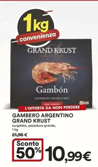 Coop Grand krust Gran Krust Gambero Argentino offerta