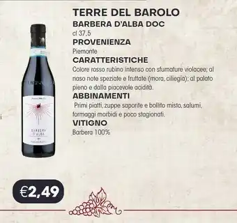 Docks Cash&Carry Barbera Alba Doc offerta