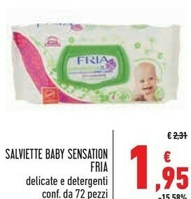 Conad Superstore Fria Salviette Baby Sensation offerta