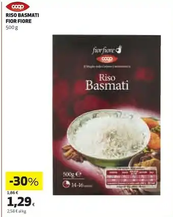 Coop Coop - Riso Basmati Fior Fiore 500 G(ml) offerta