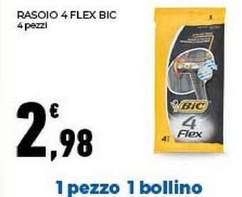 Conad Bic Rasoio 4 Flex offerta