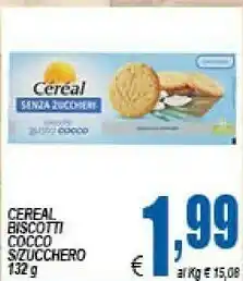 DEM Cereal Biscotti Cocco Senza Zucchero offerta