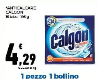 Conad Calgon Anticalcare 15 Tabs offerta
