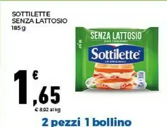 Conad Mondelez Sottilette Senza Lattosio offerta
