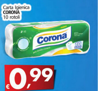 Alter Discount Corona Carta Igienica 10 Rotoli offerta