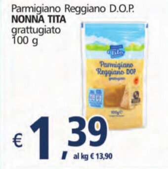Alter Discount Nonna Tita Parmigiano Reggiano D.O.P. Grattugiato 100 g offerta