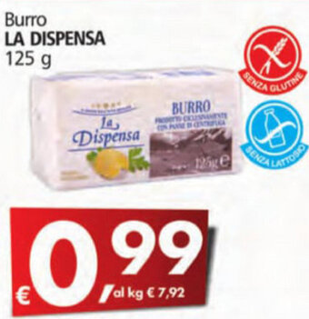 Alter Discount La Dispensa Burro 125 g offerta