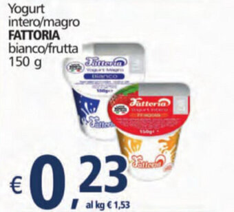 Alter Discount Fattoria Yogurt Intero/Magro Bianco/Frutta 150 g offerta
