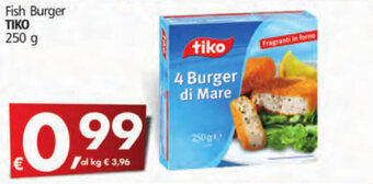Alter Discount Tiko Fish Burger 250 g offerta