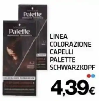 LINEA COLORAZIONE CAPELLI PALETTE SCHWARZKOPF