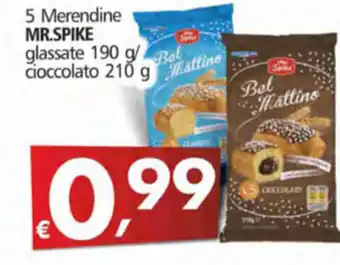 Alter Discount Mr. Spike 5 Merendine Glassate 190 g/ Cioccolato 210 g offerta