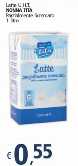 Alter Discount Nonna Tita Latte U.H.T. Parzialmente Scremato 1 litro offerta