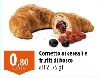 Cornetto ai cereali e frutti di bosco 75 g