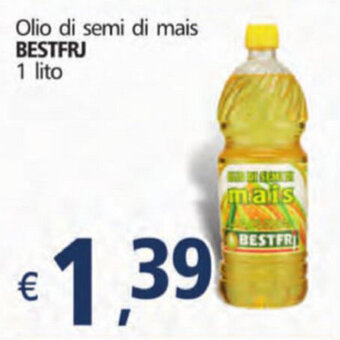 Bestfrj Olio di semi de Mais 1 litro