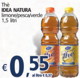 Idea Natura Thè Limone/Pesca/Verde 1.5 litri