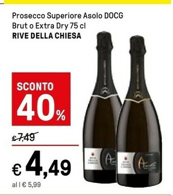 Iper La Grande Rive Della Chiesa Prosecco Superiore Asolo Docg offerta