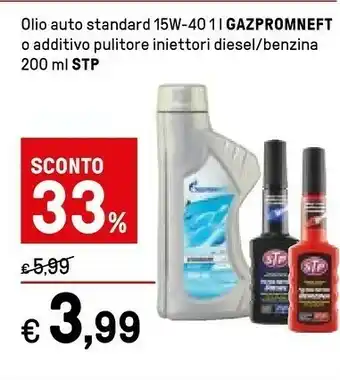 Iper La Grande Stp Olio Auto Standard 15w-40 1 offerta