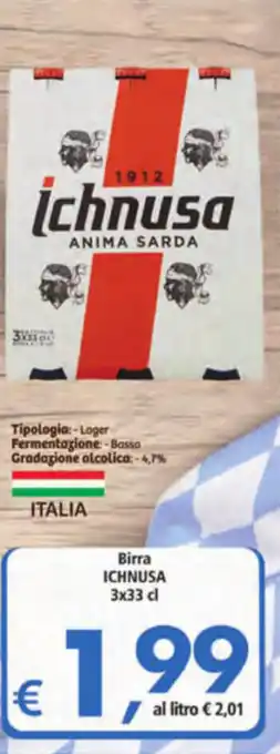 Ichnusa Birra 3x33 cl