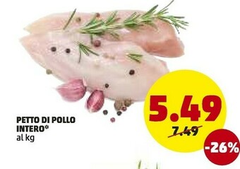 PENNY Petto di pollo offerta