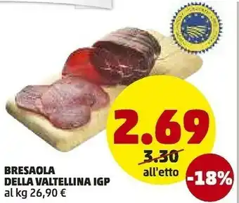 PENNY Valtellina Bresaola offerta