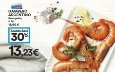 Coop Gambero Argentino offerta