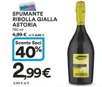 Coop Astoria Spumante Ribolla Gialla offerta