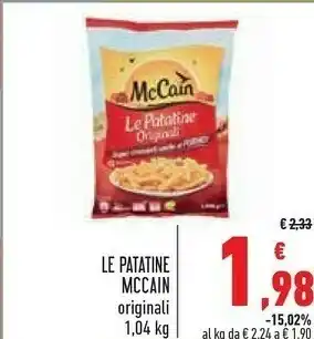 Conad Superstore Mccain Le Patatine Originali 1000 G(ml) offerta