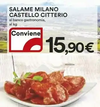 Coop Citterio Castello Salame Milano offerta