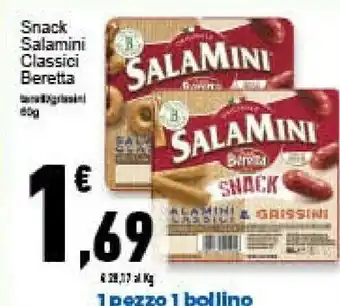 Conad Superstore Beretta Snack Salamini Classici offerta