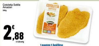 Conad Superstore Amadori Cotoletta Sottile offerta
