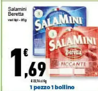 Conad Superstore Beretta Salamini Piccanti 85 G(ml) offerta