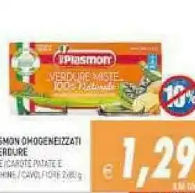 Supermercati Agorà Plasmon Omogeneizzati Verdure offerta