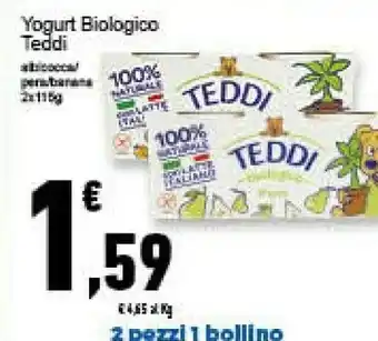 Conad Superstore Scaldasole Fattoria - Yogurt Di Mela Biologico Teddi 230 G(ml) offerta