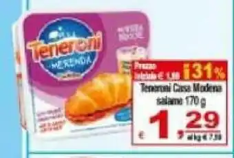 CTS Supermercati Casa Modena Teneroni Salame offerta