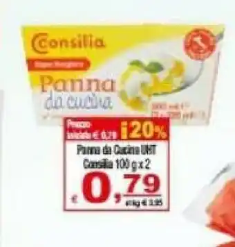 CTS Supermercati Consilia Panna Da Cucina Uht offerta