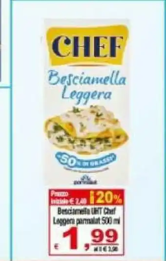 CTS Supermercati Parmalat Besciamella Leggera Chef 500 G(ml) offerta