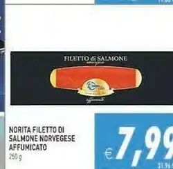Iperfamily Norita Filetto Di Salmone Norvegese Affumicato 250 G offerta