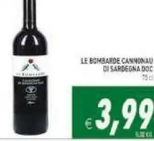 Le Bombarde Cannonau Di Sardegna Doc