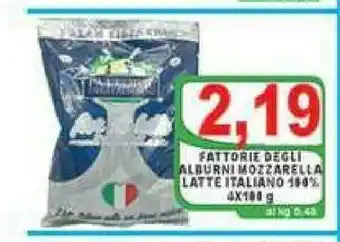 Gros Fattorie degli alburni Mozzarella Latte offerta